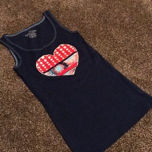 Navy tank top
